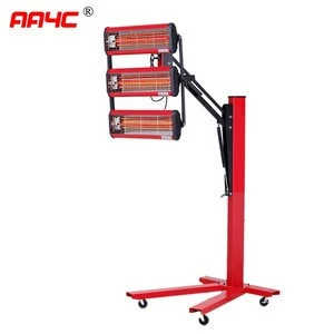 AA4C   Versatile 3 lamps Infrared paint curing panel dryers car paint baking lamp electric heater (AA-IH303)