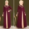 Abaya Islamic Clothing Trendy Floral Printed Muslim Women Clothing Long Sleeve Abaya Muslim Dresses Women