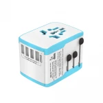 AC Worldwide Universal Travel Adapter QC 3.0 USB Charger PD Port 4 USB Ports AC Plug Adapter