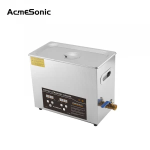 AcmeSonic Heated Ultrasonic Cleaner Commercial Grade 6 Liters 180 Watts 40khz  for Diamond Hot Water Cleaning