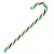 Import Acrylic 15cm  Xmas Tree Hanging Decoration Ornaments plastic candy cane christmas crafts from China