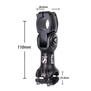 Adjustable 60 Riser 90 110 130mm * 25.4mm 31.8mm*90/120fiting Stem for  Mountain Road City Bike Bicycle Cycling part