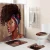 Import Afro African American women bathroom fashion toilet lid cover 4 pieces bath mat with shower curtain from China