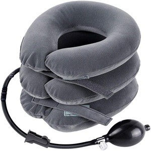Air Neck Traction Relive Pain Cervical Collar Device inflatable neck support traction pillow