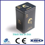 Air-tight tea cans, tin can for tea, black tea tin box tea canisters wholesale/chinese tea tin box