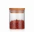 Import Airtight Clear Cylinder Borosilicate Dry Goods Solid Food Glass Storage Jar With Bamboo Lid from China