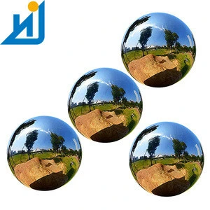 AISI304 Mirror Polished Stainless Steel Outdoor Decoration Hollow Balls 50mm