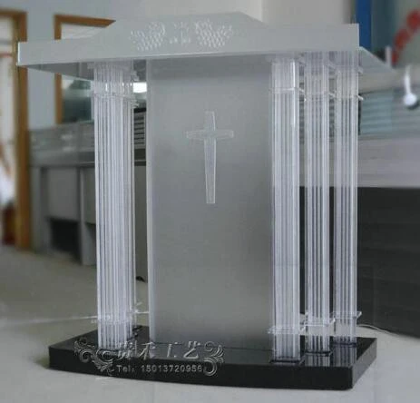 AKLIKE Modern Design Acrylic Podium Cheap Church Podium Factory Direct Sale Of Acrylic Podium