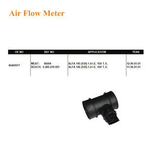 ALFA 145 146 mass air flow sensor meter auto electrical system 0 280 218 001