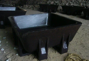 alloy steel casting aluminum ingot sow mould dross pan for aluminum scrap recycling
