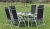 Import Aluminum Foldable Sling Chair 6 Seater Folding Furniture Patio Garden Sets from China