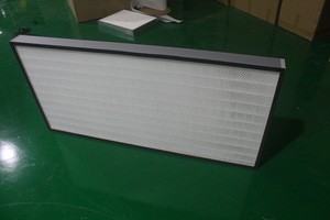 Aluminum frame fiberglass h13 h14 hepa filter for clean room fan filter unit replacement filter