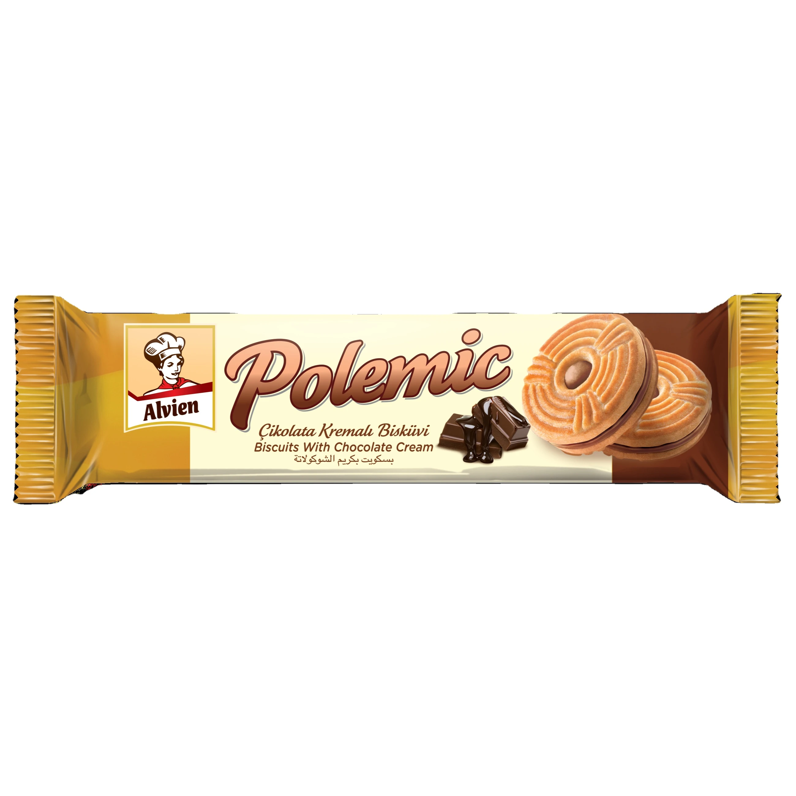 Alvien Polemic Biscuit with Chocolate Cream 68 Gram