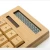 Import Amazon hot sale natural bamboo calculator with solar energy from China