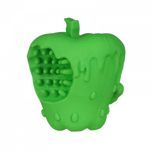 Amazon Hot Selling High Quality Customized Logo apple shaped pet toys for chewing squeaky and interaction toys