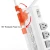 Import American type 5 outlet extension cord sockets power strip from China