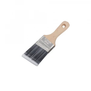 Angled paint brush,small paint brush,paint brush wood handle  with synthetic filament short wooden handle CF1832113