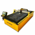 ARCBRO Stinger double head with water table cnc gas plasma cutter