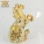 Import art decor golden horse sculpture with customized statue metal crafts manufacture from China