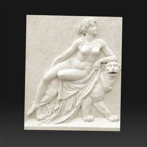 Art decorative marble stone wall relief sculpture