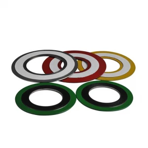 ASME B16.20 stainless steel inner and outer ring spiral wound gasket