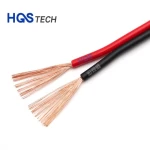 audio rvb cable 2x1.0mm speaker wire red black line wire 42*0.15BC factory wholesale