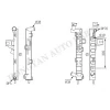 Auto parts radiator plastic tank auto engine for chrysler car jeep grand cherokee OE#:5207983AB