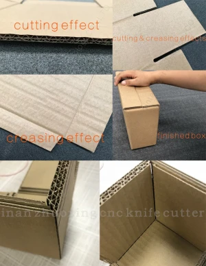 automatic cardboard corrugated paper box making machine factory price