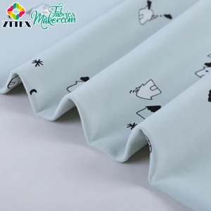 Baby Clothing High Absorbent 100% cotton fabric waterproof tencel jersey fabric