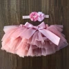 Baby Girls Beautiful Chiffon Fluffy Pettiskirts Tutu Princess Party Skirts Ballet Dance Wear Pettiskirt