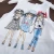 Import Baby Girls Summer Shorts Shirt + Denim Jeans Cowboy Clothes Girls Clothing Sets from China