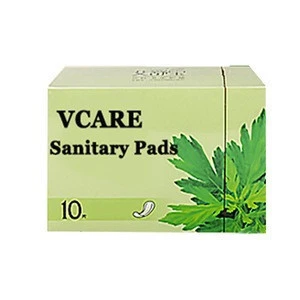 Bamboo Biodegradable Sanitary Pads No Bleach, Menthol Herbal Medicated Sanitary Napkins With 8 Layers Sanitary Pad