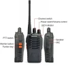 Baofeng Bf-888s Walkie Talkies for Adults Long Range Rechargeable Handheld Free Two Way Radios with Earpieces, Battery, Charger, Flashlight, 16 Channel Work Wal