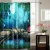 Import Bathroom 3d printing polyester shower curtain fixed designs custom patterns welcome from China