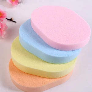 Beauty Face Use Washing Sponge Microfiber Puff Makeup Silicone Cellulose Facial Cleaning PVA Seaweed Face Wash Sponge