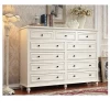 bedroom furniture modern white big storage dressers with 11 drawers