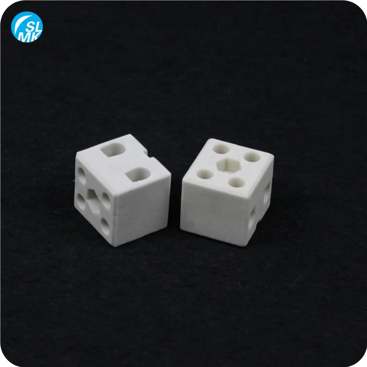 beige high temperature steatite ceramic terminal block ceramic connector