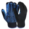 BEST Dual Layer Acrylic Gloves with Two Side PVC Dots/Reinforced Crotch and Polyester Flexible Cozy Liner for Cold Warehouse