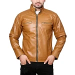 Best Price Custom Men Fashion Leather Jacket Original Cowhide Leather Male Real Leather Jacket Coat Bomber Jacket For Boys