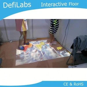 Best price interactive floor advertising system for advertising,show,event,exhibition Free shipping,Exhibitions and Trade Fairs