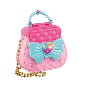 Best Selling Girls Play Toy Set Luxury Plastic Makeup Set Toys Portable Storage Handbag Makeup Toy Set For Girls