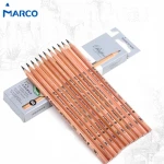 BGLN 12Pieces/Box Marco's Sketch Drawing Pencil Set Non-toxic Pencils For School Student Top Quality Standard Pencils lapiz 7001
