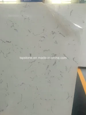 Bianco Carrara White Quartz Stone for Countertop