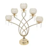 Black Coated  Metal Candle Stand Elegant For Home Hotel Table Top Lighting Decor Usage Cnadle Holder In Wholesale Price