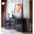 Black High Gloss Paint Wood Veneer Sideboard Living Room Furniture with Drawers Dining Room