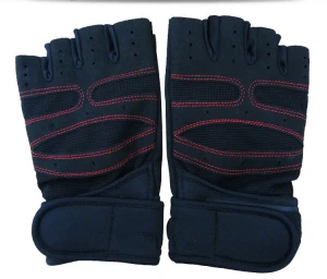 Blue or Red Touch Screen Racing Sports Gloves For Outdoor Bicycling