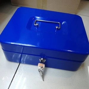 Blue Simple design ani theft Multi-functional jewelry coin money box