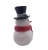 Import BPA free custom plastic LED flashing snowman figure toy Christmas gift for kids from China