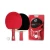 Import Brand Name Portable Wood Table Tennis Bat / Racket with Handle Basswood Paddle Set PingPong High Quality from China