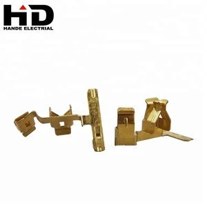 Brass materia plug pin socket electrical contact Stamping parts